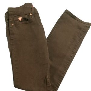 GUESS Lincoln Slim Straight Cut Black Jeans Size 32x32